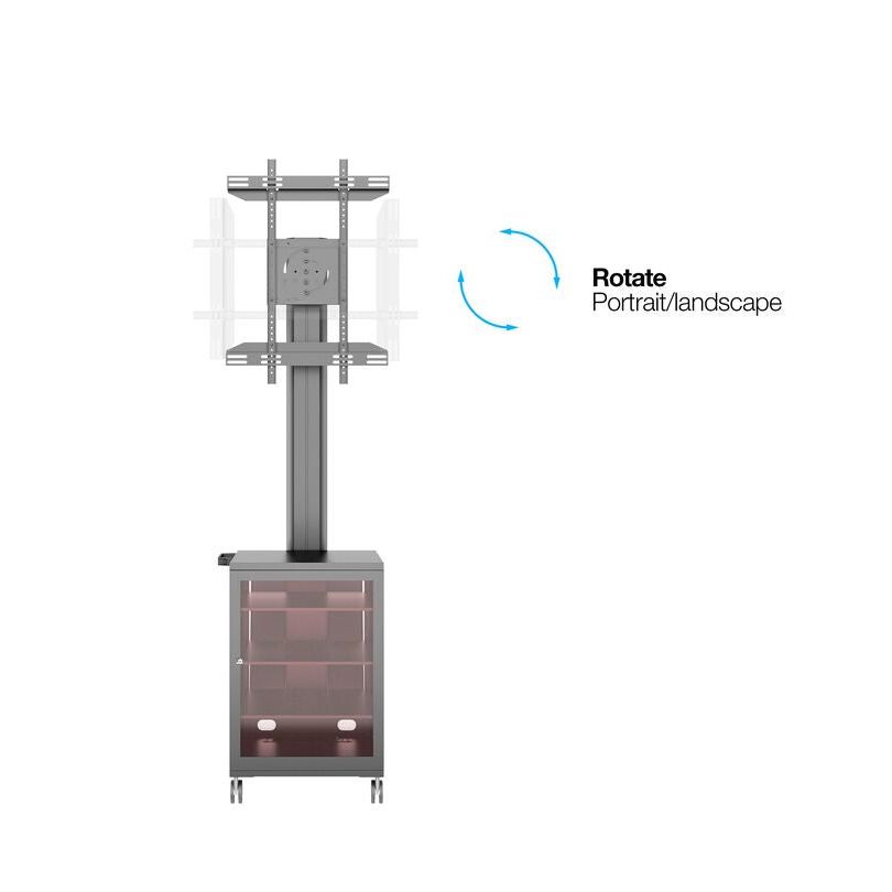 Multibrackets M Public Display Stand 180 Single MediaBox4 Black