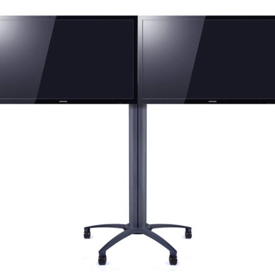 Multibrackets M Public Display Stand Dual Screen Mount 40-55" Black