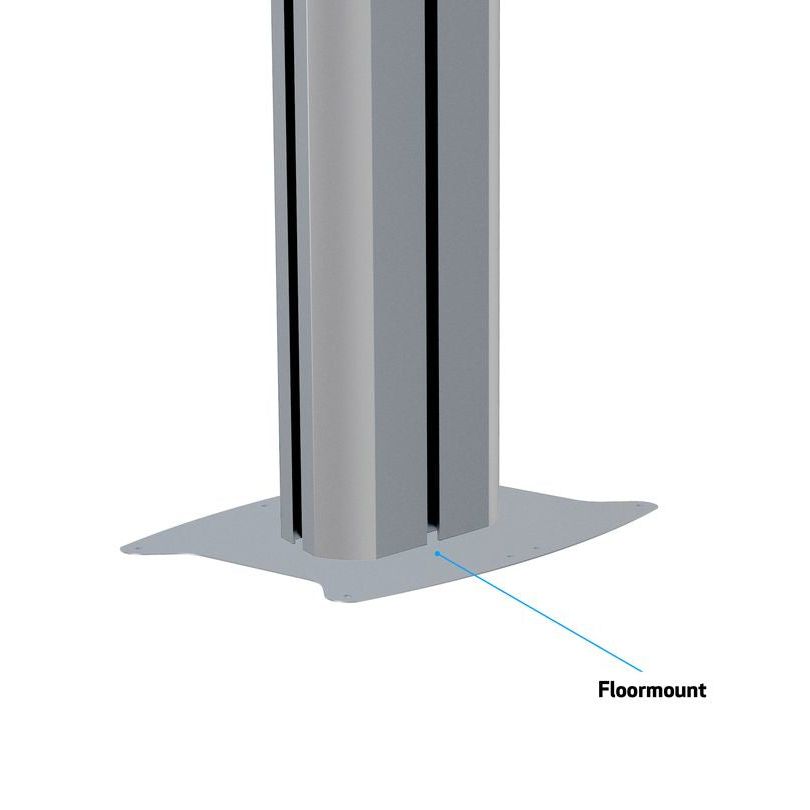 Multibrackets M Public Display Floorstand Base B2B Silver