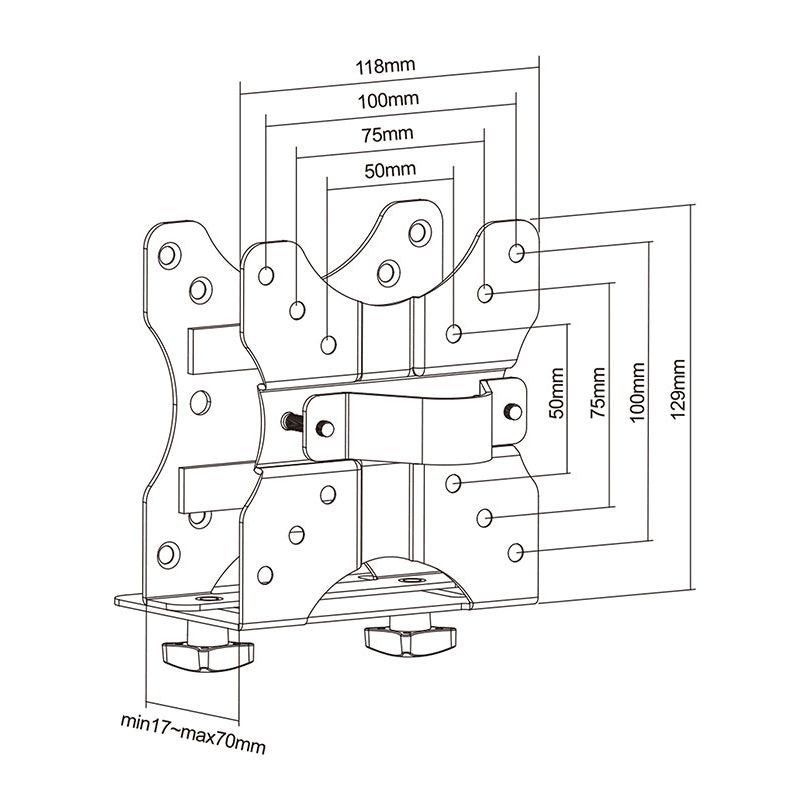 Multibrackets M Thin Client Holder 5kg