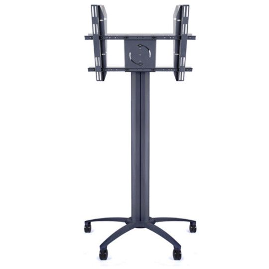Multibrackets M Public Display Stand Pillar 70 Black, incl. 220V Power Rail