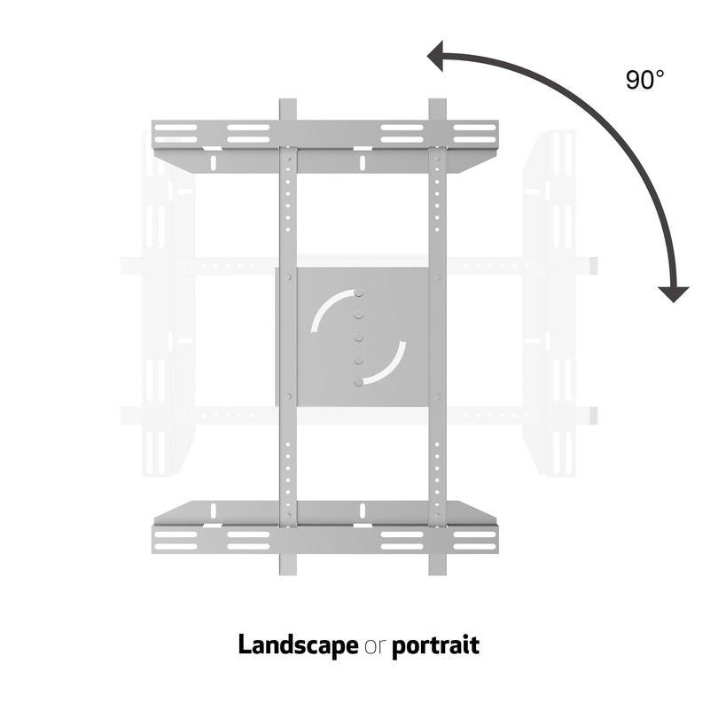 Multibrackets M Public Display Stand Single Screen Mount Silver