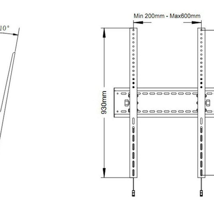 Multibrackets M Universal Tilt Wallmount SD MAX 1200x900