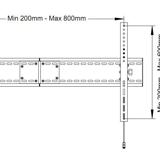 Multibrackets M Universal Tilt Wallmount SD MAX 800x600
