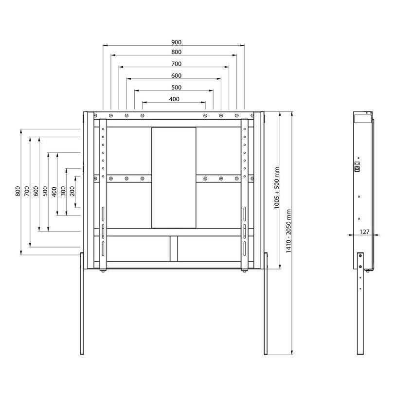 Multibrackets M Motorized Wallmount 160 kg White SD
