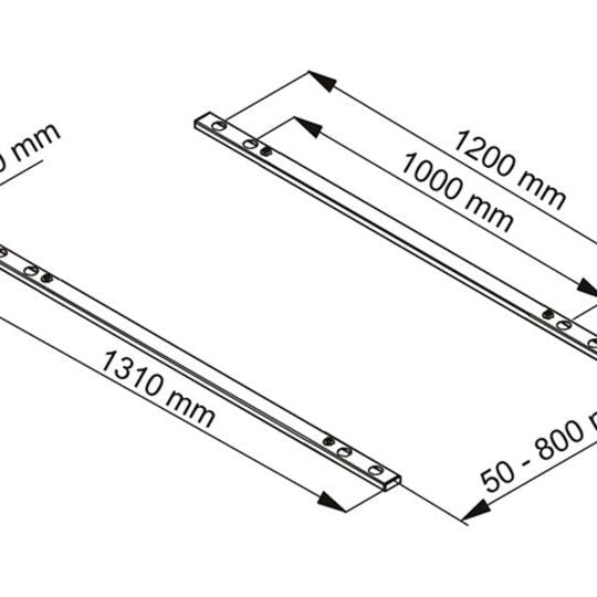 Multibrackets M VESA Extender Kit Motorized Mount 1200x800 HD/SD