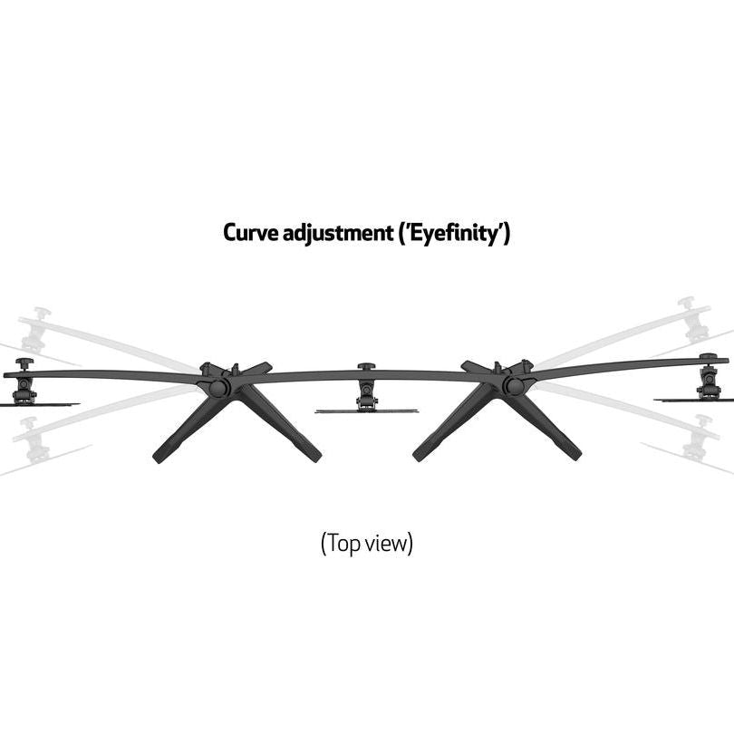 Multibrackets M VESA Desktopmount Triple Stand 24''-32''