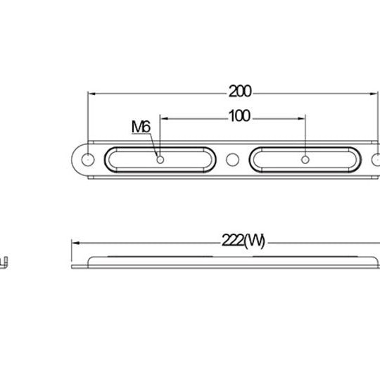 Multibrackets M Desktopmount VESA Adapter 200x200