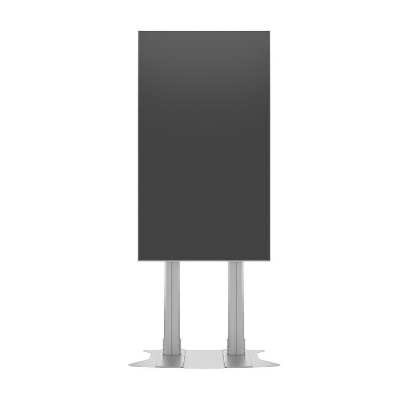 Multibrackets M Public Display Stand 210 Dual Pillar Floorbase Silver