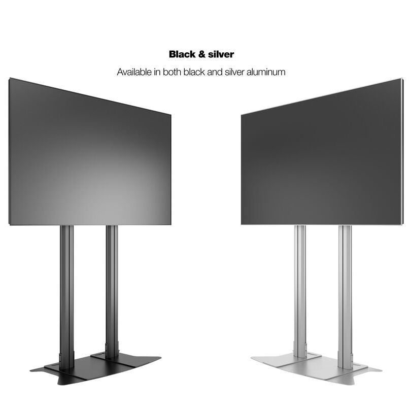 Multibrackets M Public Display Stand 210 Dual Pillar Floorbase Silver