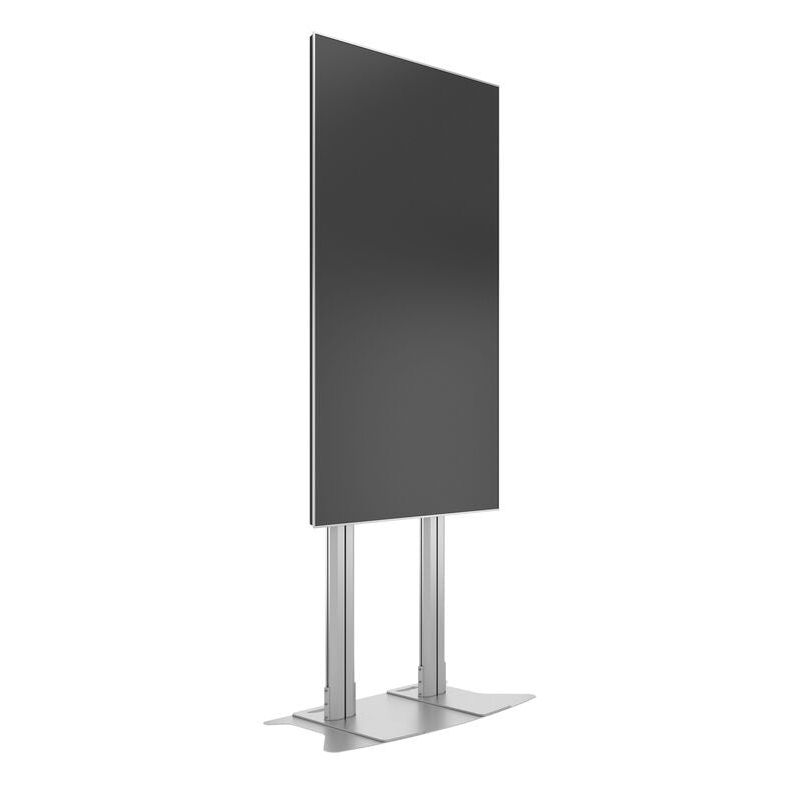 Multibrackets M Public Display Stand 210 Dual Pillar Floorbase Silver