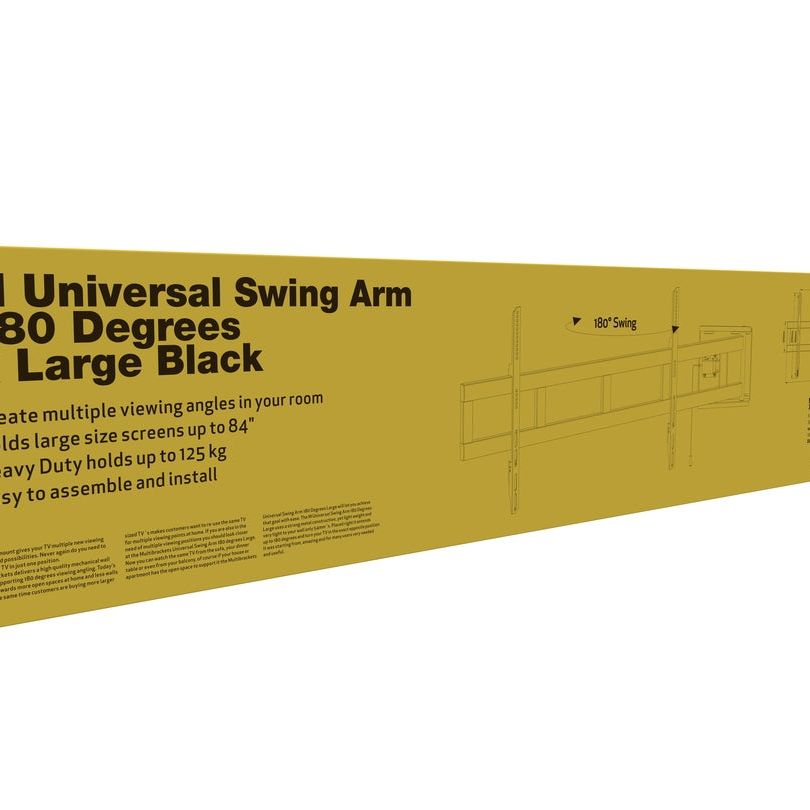 Multibrackets M Universal Swing Arm 180 Degrees x Large Black