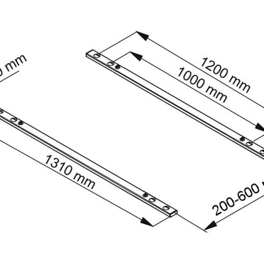 Multibrackets M VESA Extender Kit Motorized Mount 1200x800 Black SD