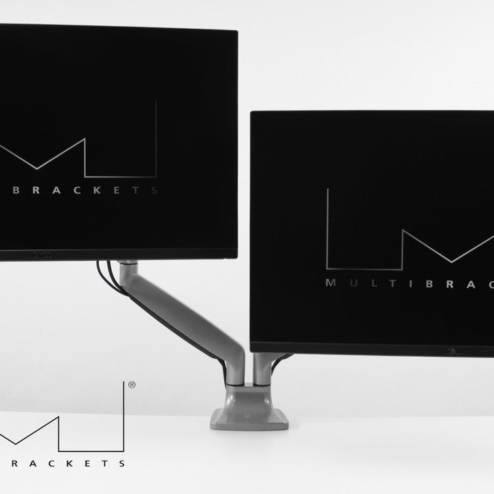 Multibrackets M Deskmount Gas Spring Dual Silver