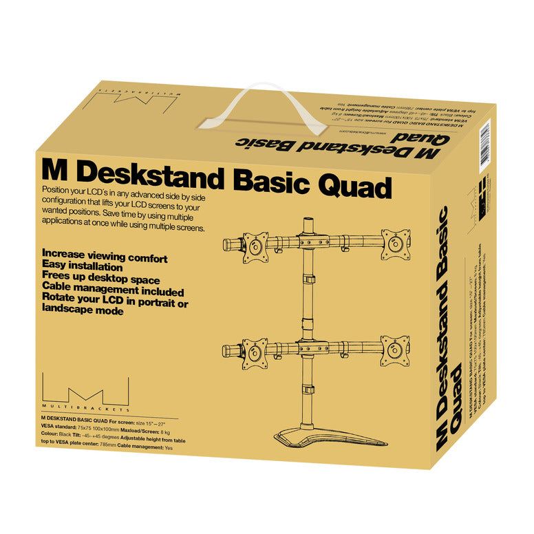 Multibrackets M Deskstand Basic Quad
