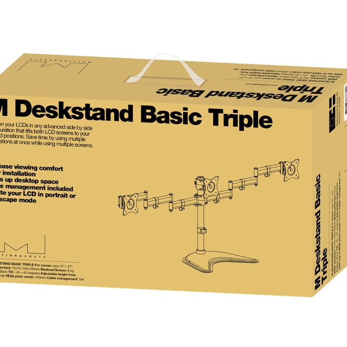 Multibrackets M Deskstand Basic Triple