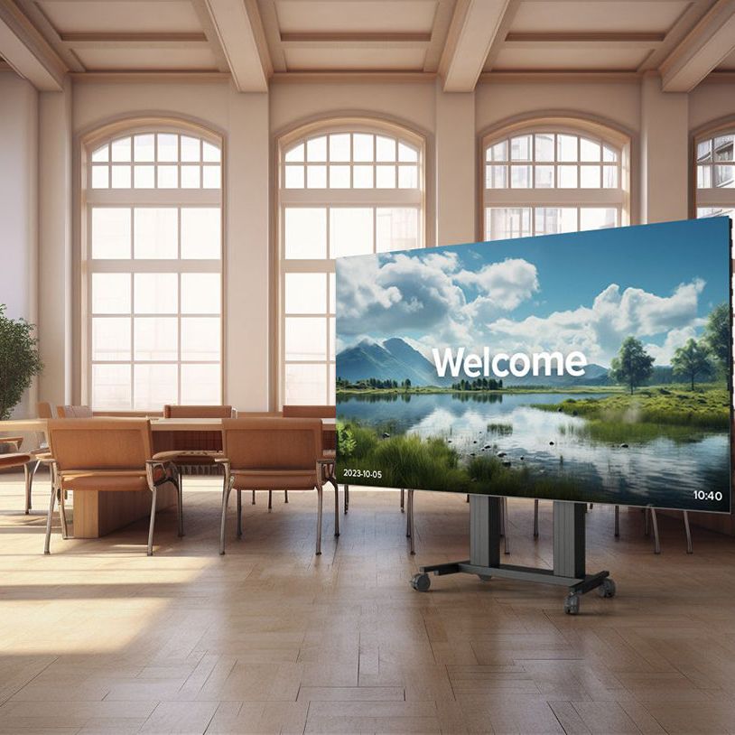 Multibrackets M Pro Series – Philips LED Floorstand Motorized 5x5 137"