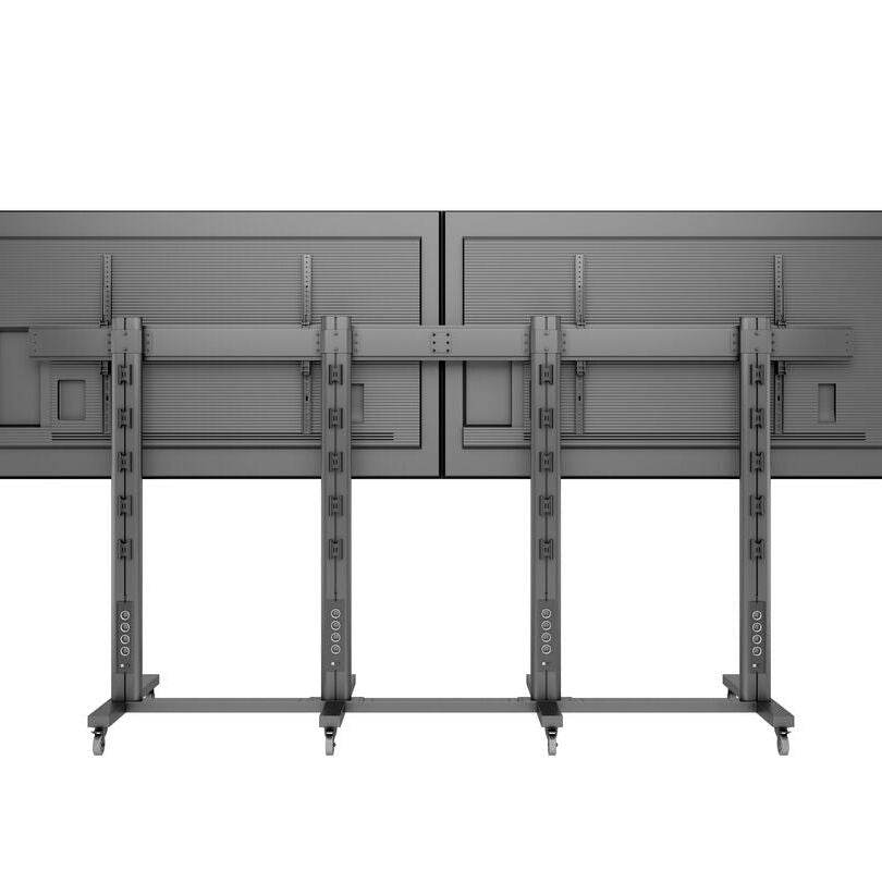 Multibrackets M Public Display Stand 210 Dual Screen 70"-110" Black