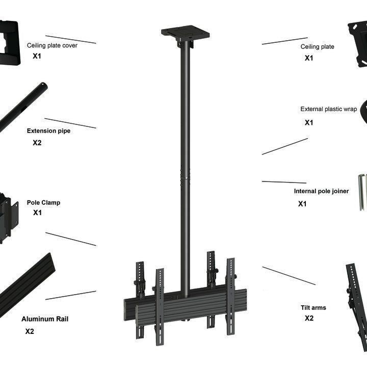 Multibrackets M Ceiling Mount Pro MBC1UX2