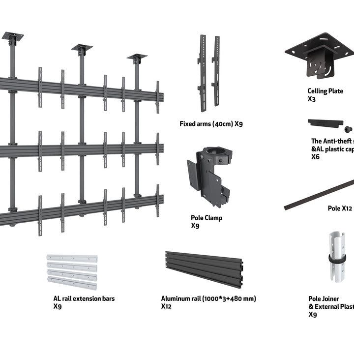 Multibrackets M Ceiling Mount Pro MBC3X3U