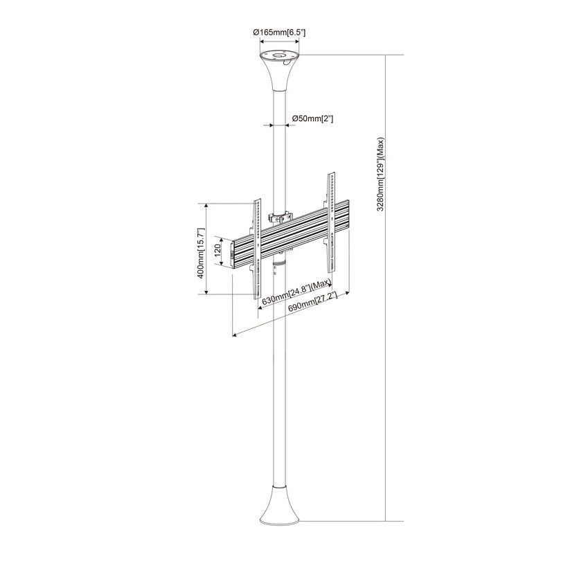 Multibrackets M Floor to Ceiling Mount Pro MBFC1U