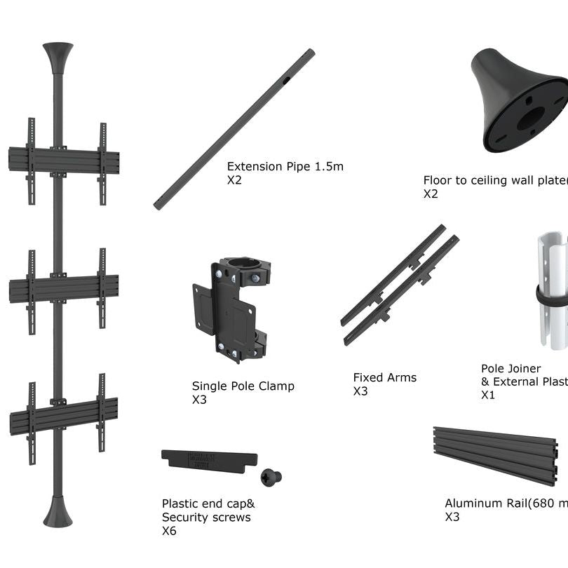 Multibrackets M Floor to Ceiling Mount Pro MBFC3U
