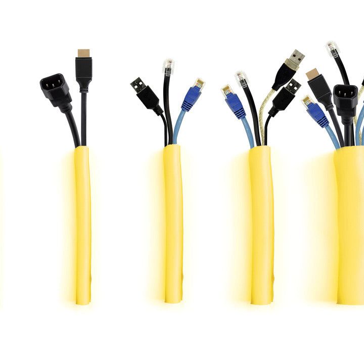 Multibrackets M Universal Cable Sock Self Wrapping 5mm Yellow 25m