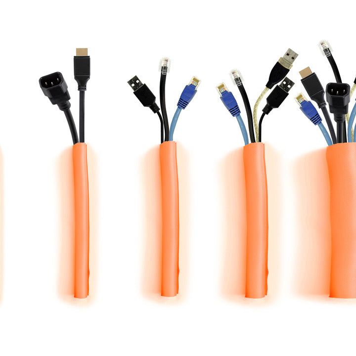 Multibrackets M Universal Cable Sock Self Wrapping 5mm Orange 25m