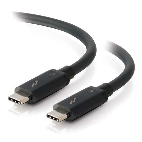 C2G 28840 Thunderbolt cable 45.7 m 40 Gbit/s Black