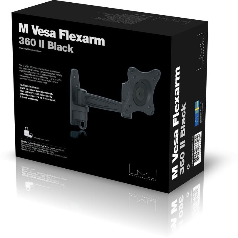 Multibrackets M VESA Flexarm 360 II Black 75 100 200