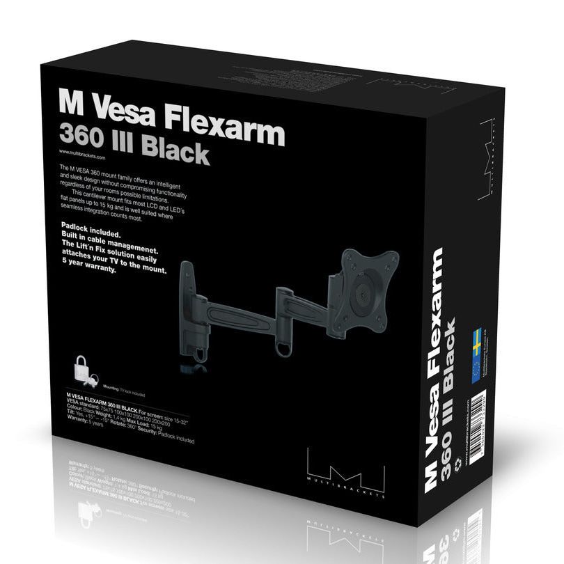 Multibrackets M VESA Flexarm 360 III Black 75 100 200