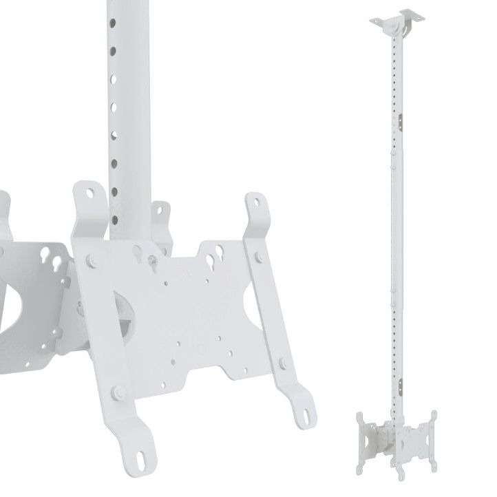 Multibrackets M Public Ceilingmount Small Back to Back White 1500
