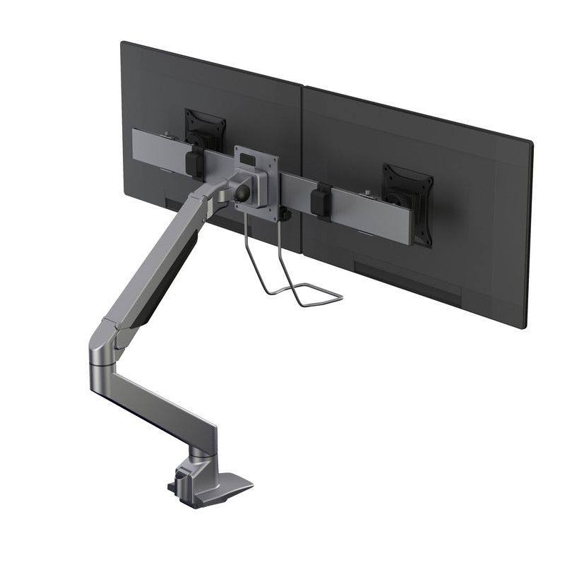 Multibrackets M VESA Gas Lift Arm Single Silver w. Duo Crossbar