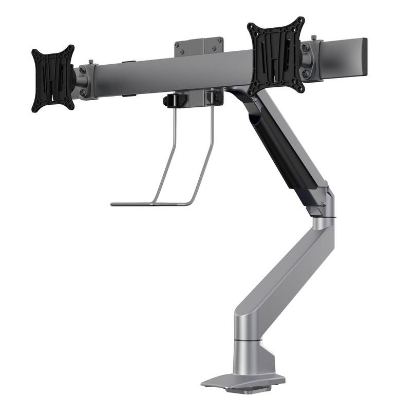 Multibrackets M VESA Gas Lift Arm Single Silver w. Duo Crossbar