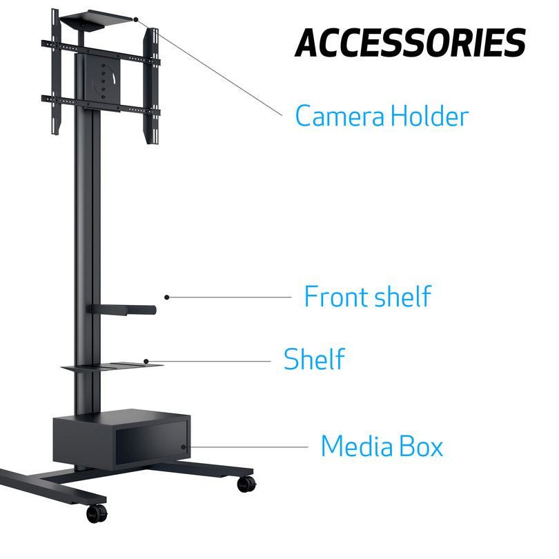 Multibrackets M Public Display Stand 210 HD Single Black
