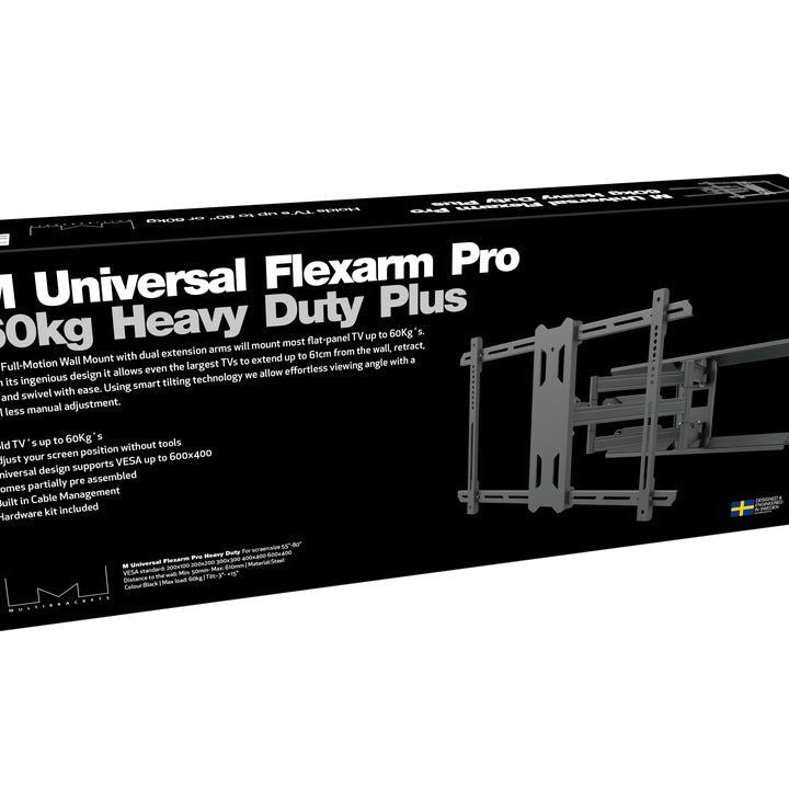 Multibrackets M Universal Flexarm Pro 60 kg Heavy Duty Black