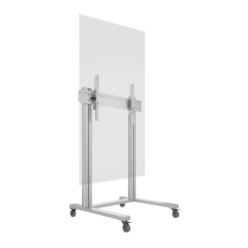 Multibrackets M Public Display Stand 180 Dual Pillar Wheelbase Silver