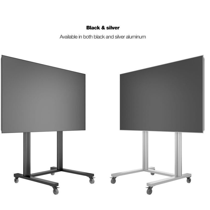 Multibrackets M Public Display Stand 180 Dual Pillar Wheelbase Silver