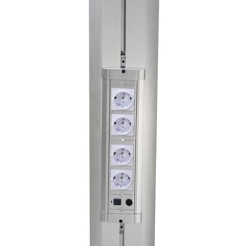 Multibrackets M Public Display Stand 180 Dual Pillar Wheelbase Silver