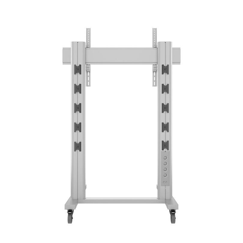 Multibrackets M Public Display Stand 180 Dual Pillar Wheelbase Silver