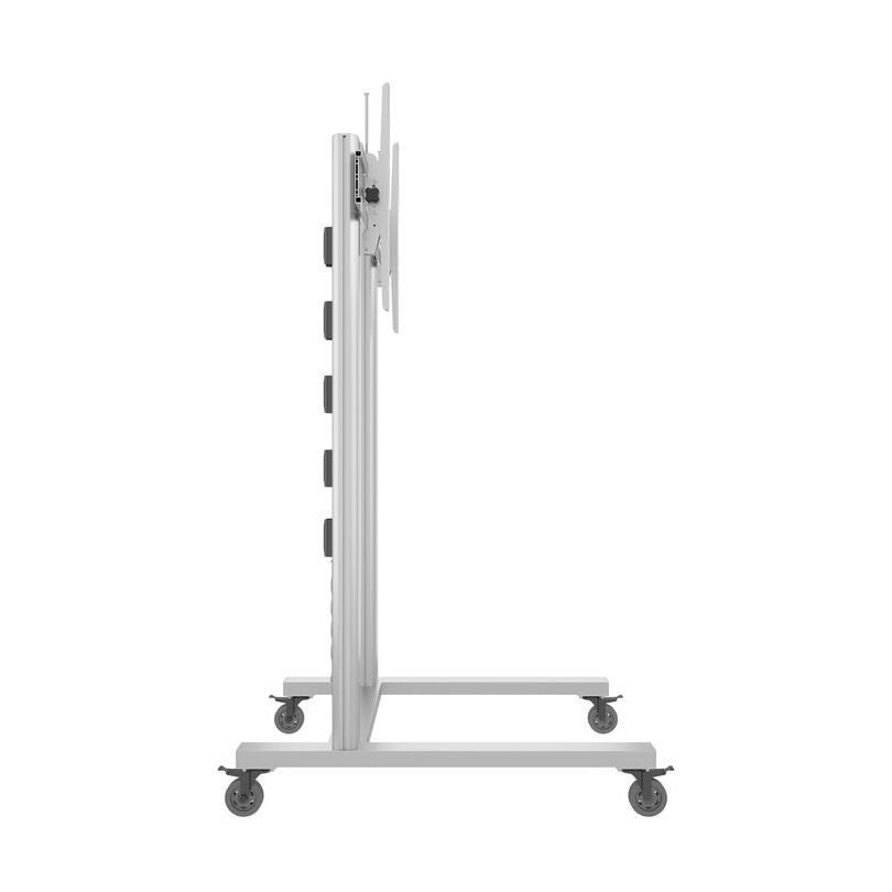 Multibrackets M Public Display Stand 180 Dual Pillar Wheelbase Silver
