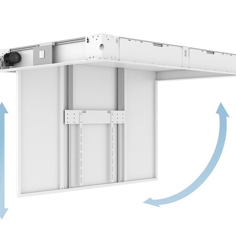 Multibrackets M Motorized Ceilingmount Inverted Extensional w/lid 65"-86"