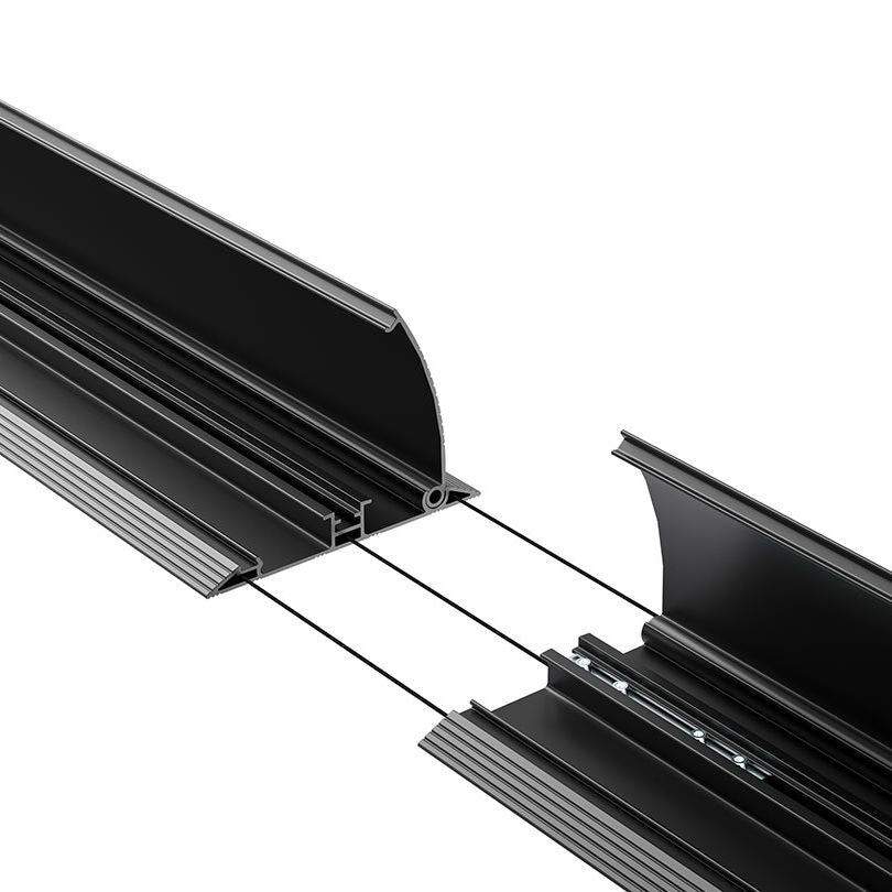 Multibrackets M Cable Cover Floor Black 139mm-W 2200mm-L