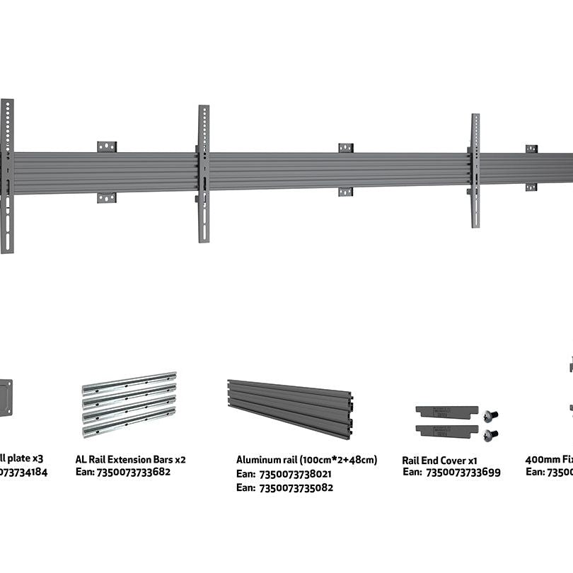 Multibrackets M Wallmount Pro MBW2UHD Fixed Black