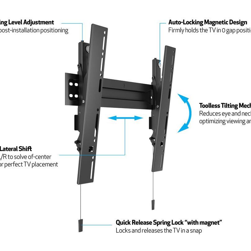 Multibrackets M VESA Wallmount Super Slim Tilt 400 MAX
