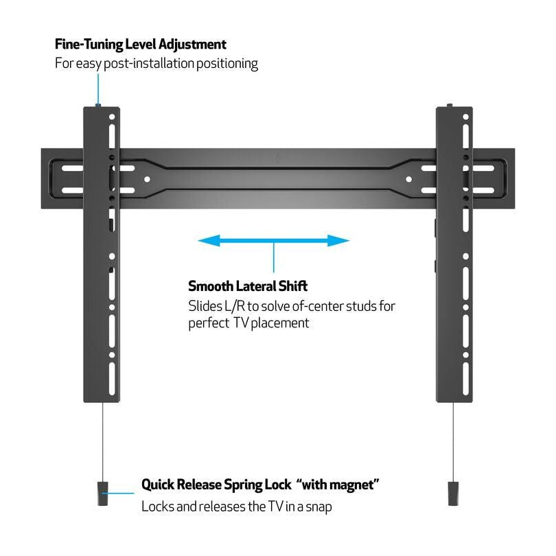 Multibrackets M VESA Wallmount Super Slim Fixed 600 MAX