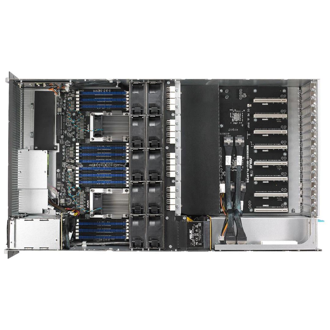 ASUS ESC8000 G4 LGA 3647 (Socket P) Rack (4U) Black, Stainless steel