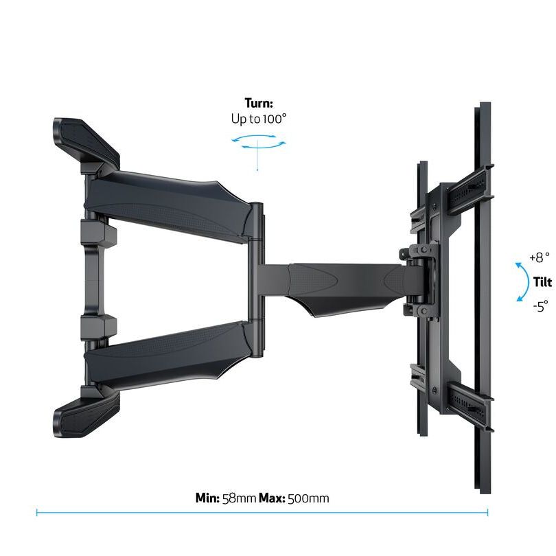 Multibrackets M VESA Flexarm XL Full Motion Dual