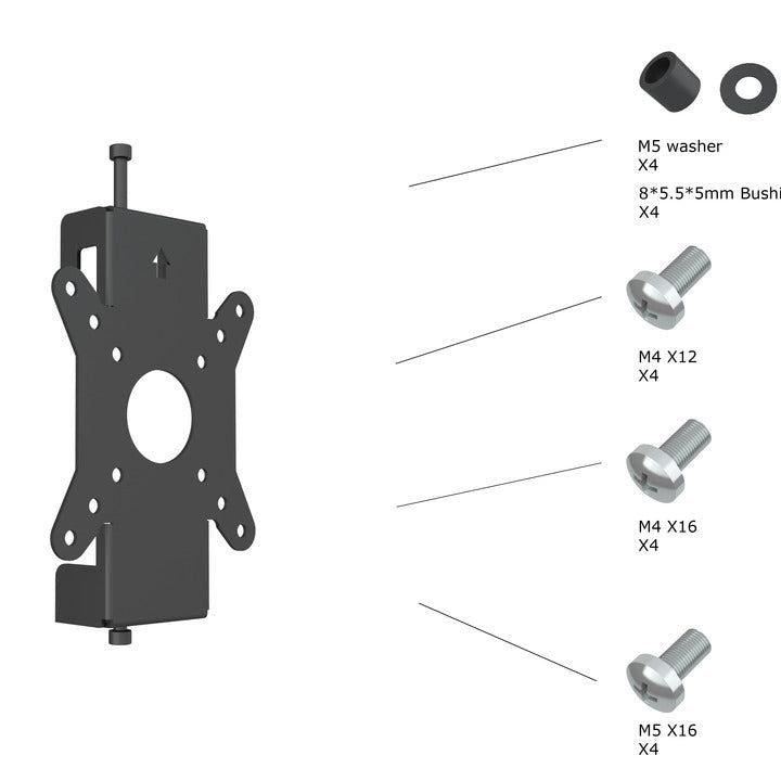 Multibrackets M Pro Series - Monitor Mount Fixed Pro 50/75/100