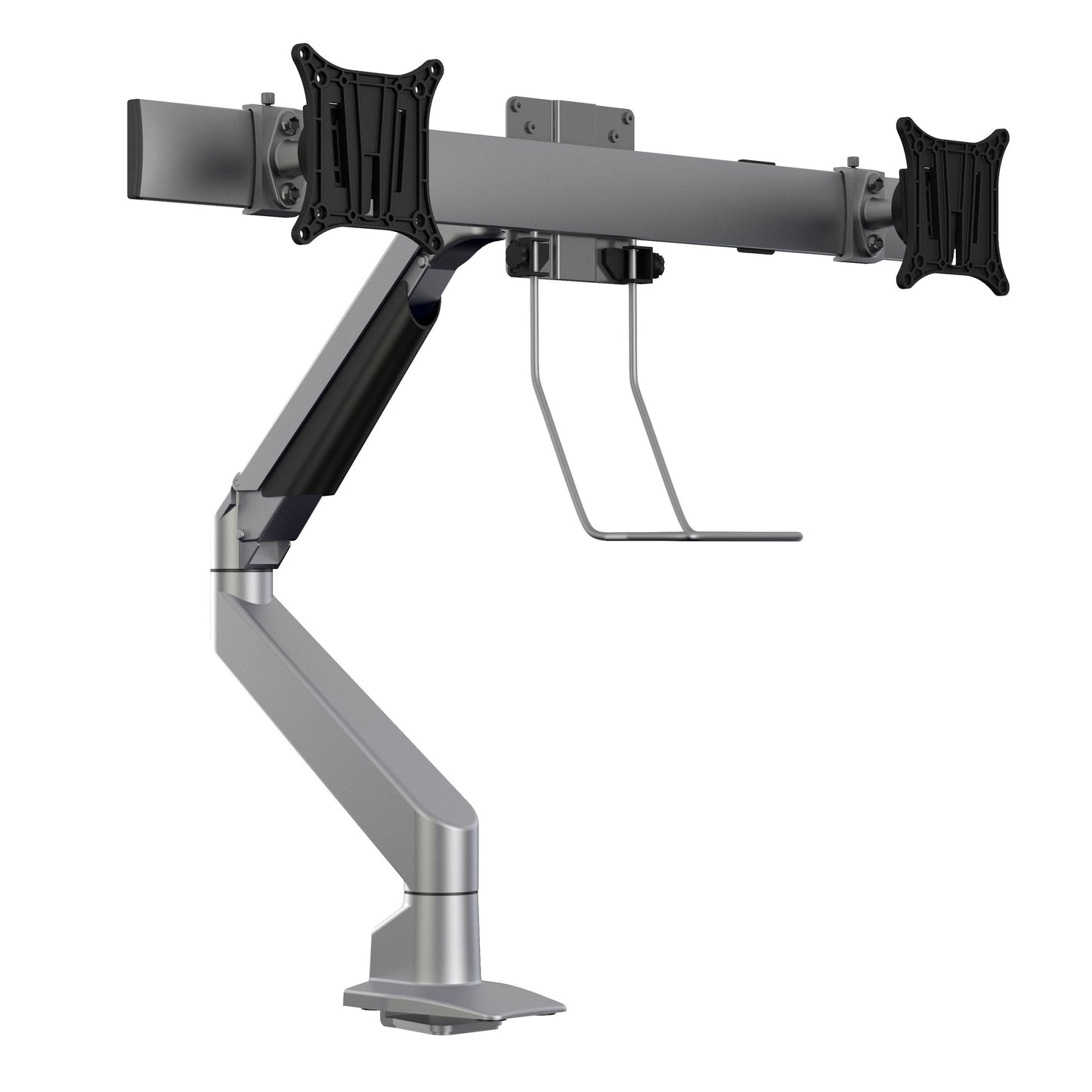 Multibrackets M VESA Gas Lift Arm Single Silver w. Duo Crossbar